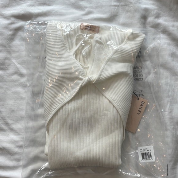 REVOLVE - Bailey 44 Connie Sweater Dress in Oatmilk - Picture 5 of 6